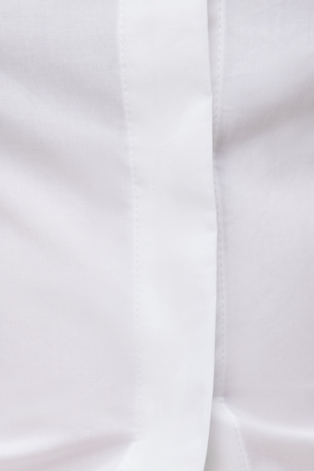 Dynamite Outlets | Poplin Cinch Back Shirt White