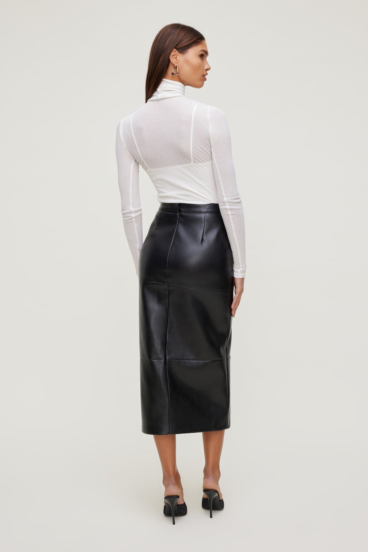Dynamite Online | Sheer Layered Cami and Turtleneck Beige
