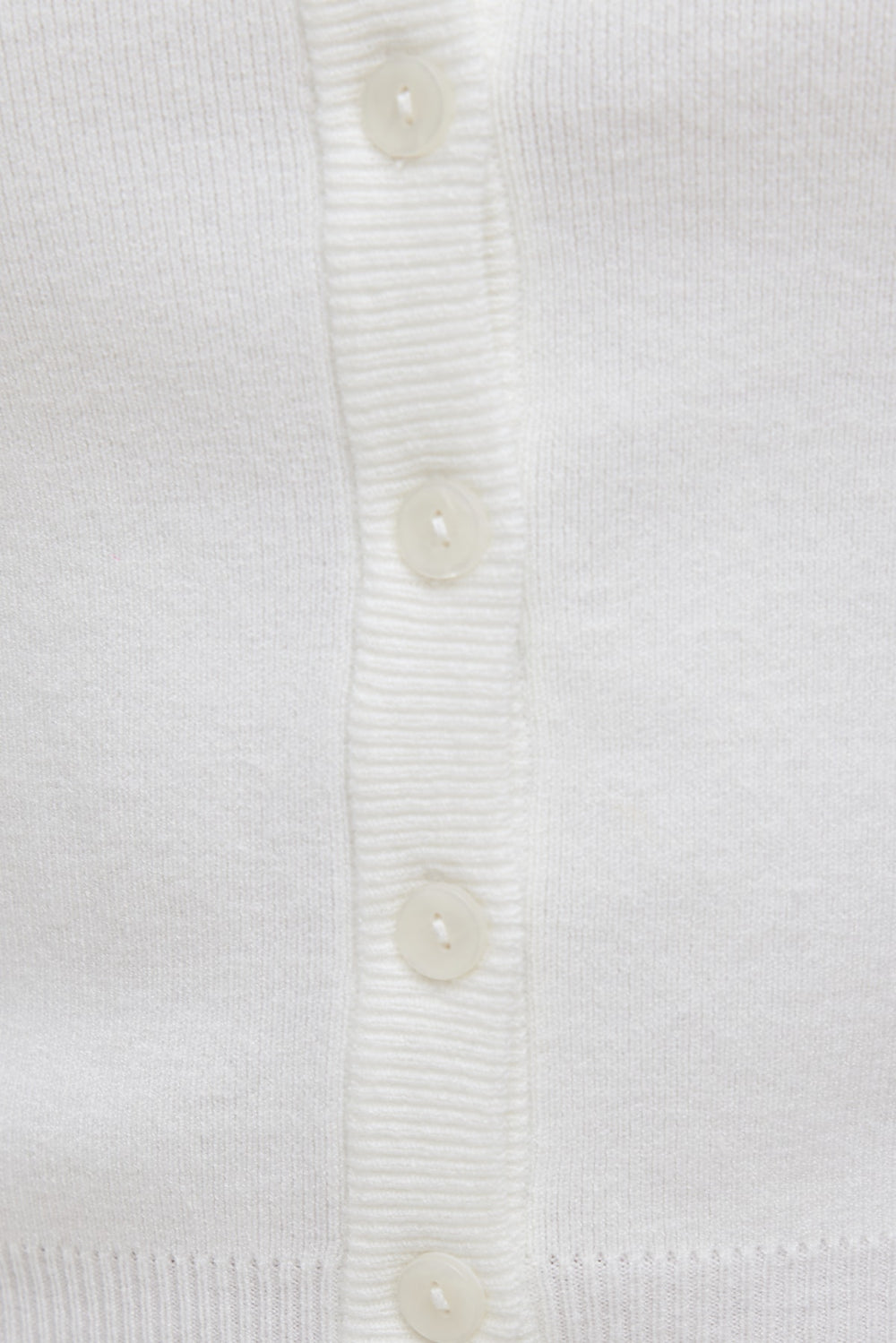 Dynamite Website Shop | Rebecca Crewneck Cardigan White