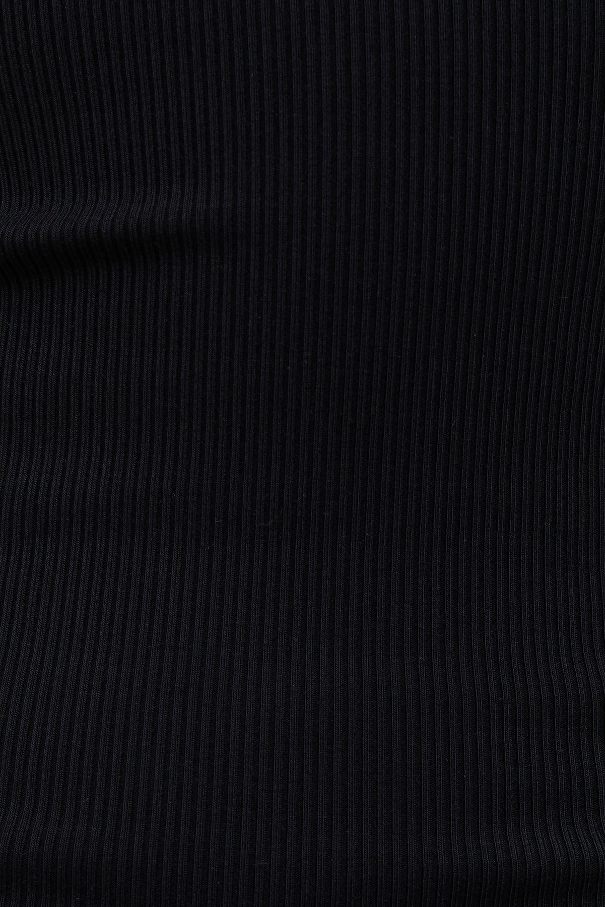 Dynamite Outlets | Ellie Ribbed Tank Top Black