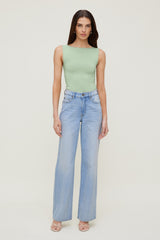 Dynamite On Sale | Nola Sculpt Tank Top Green
