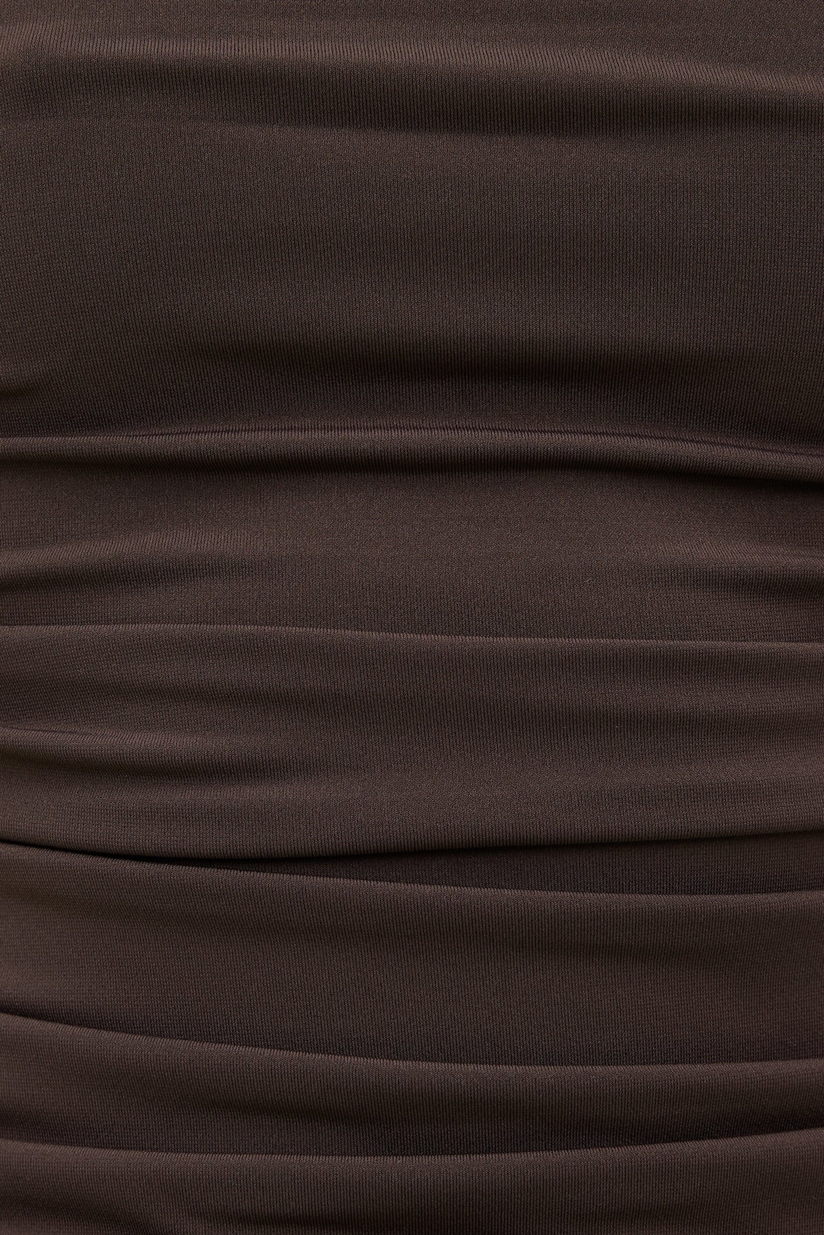 Dynamite Online | Sculpt Shirred T Shirt Brown