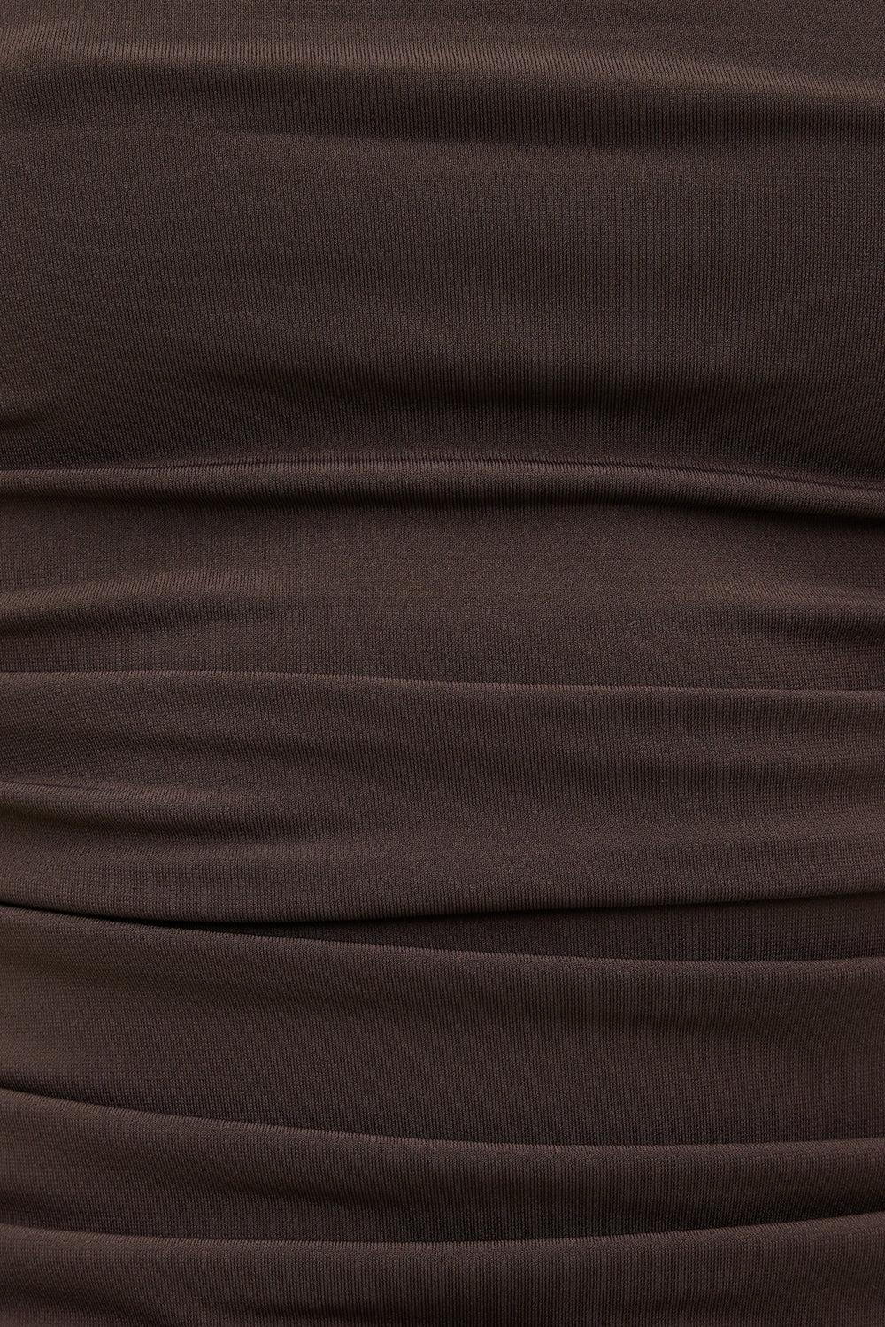 Dynamite Online | Sculpt Shirred T Shirt Brown