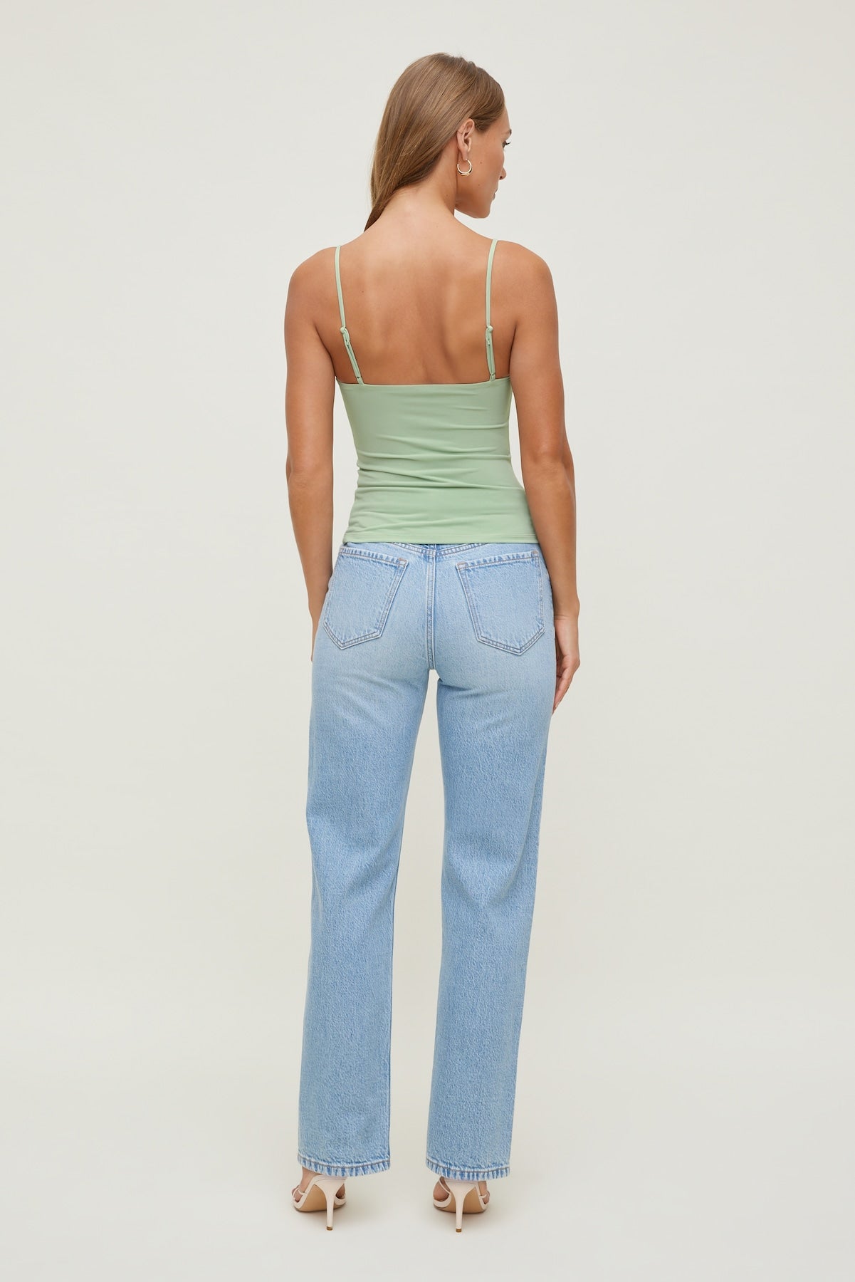 Dynamite Discount | Twisted Cami Top Green