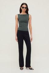 Dynamite Outlet | Nola Sculpt Tank Top Green