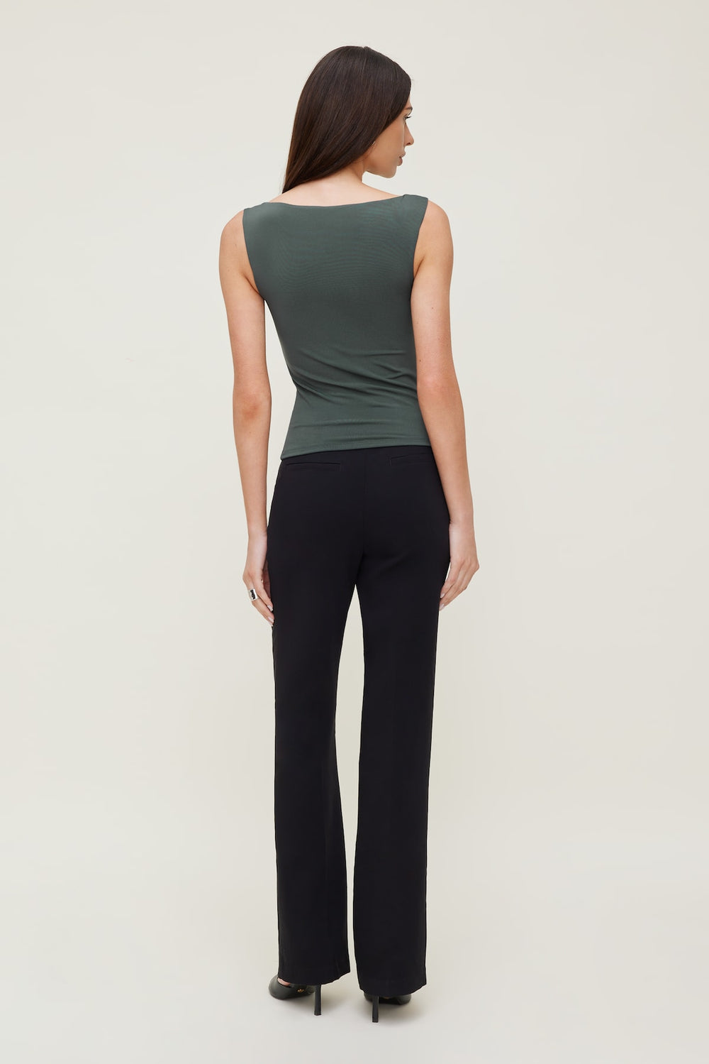 Dynamite Outlet | Nola Sculpt Tank Top Green