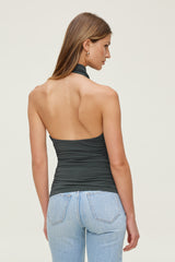 Dynamite Store | Sculpt Cowl Halter Top Green