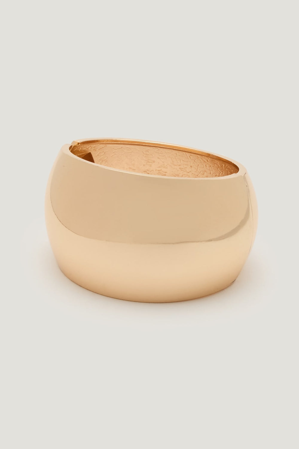 Dynamite On Sale | Oversized Chunky Snap Bangle Bracelet Yellow