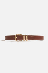 Dynamite Online | Classic Faux Leather Belt Brown