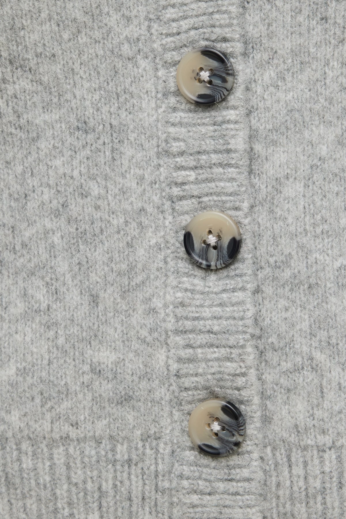 Dynamite Online | Relaxed V Neck Cardigan Gray