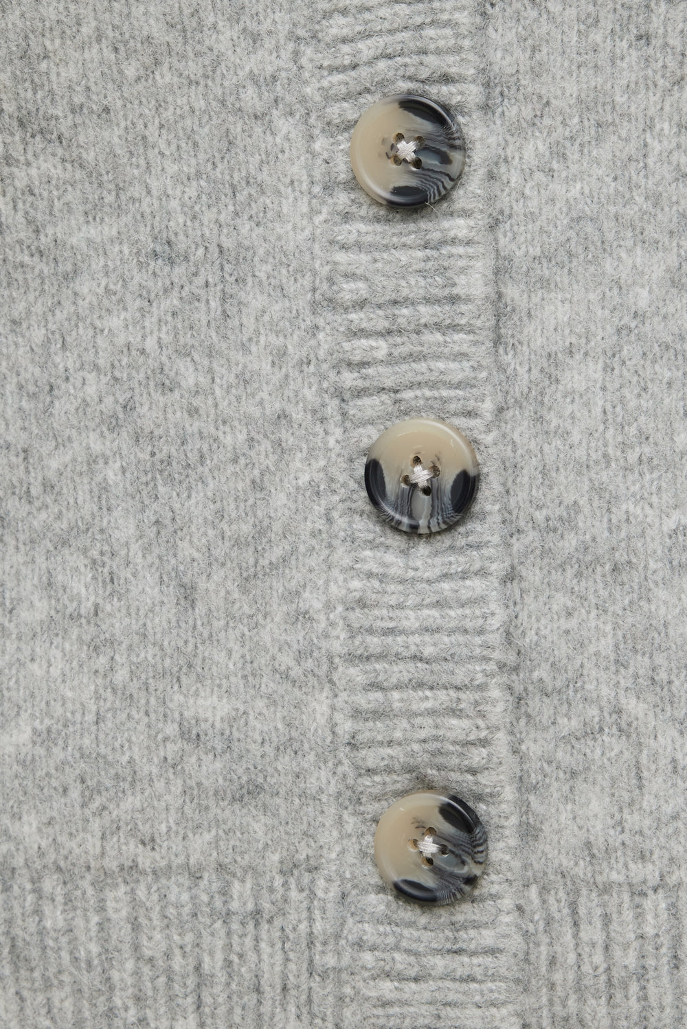 Dynamite Online | Relaxed V Neck Cardigan Gray