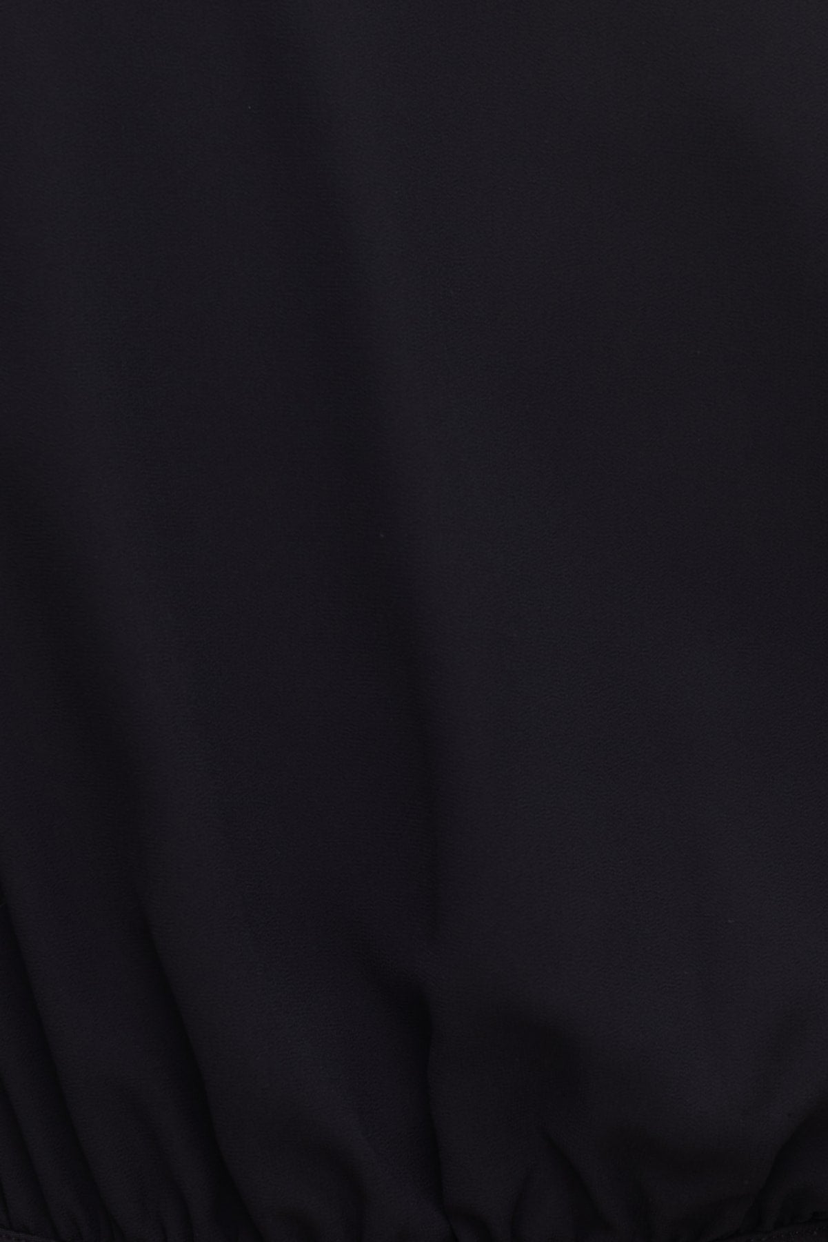 Dynamite Outlet | Sheer Wrap Blouse BLACK