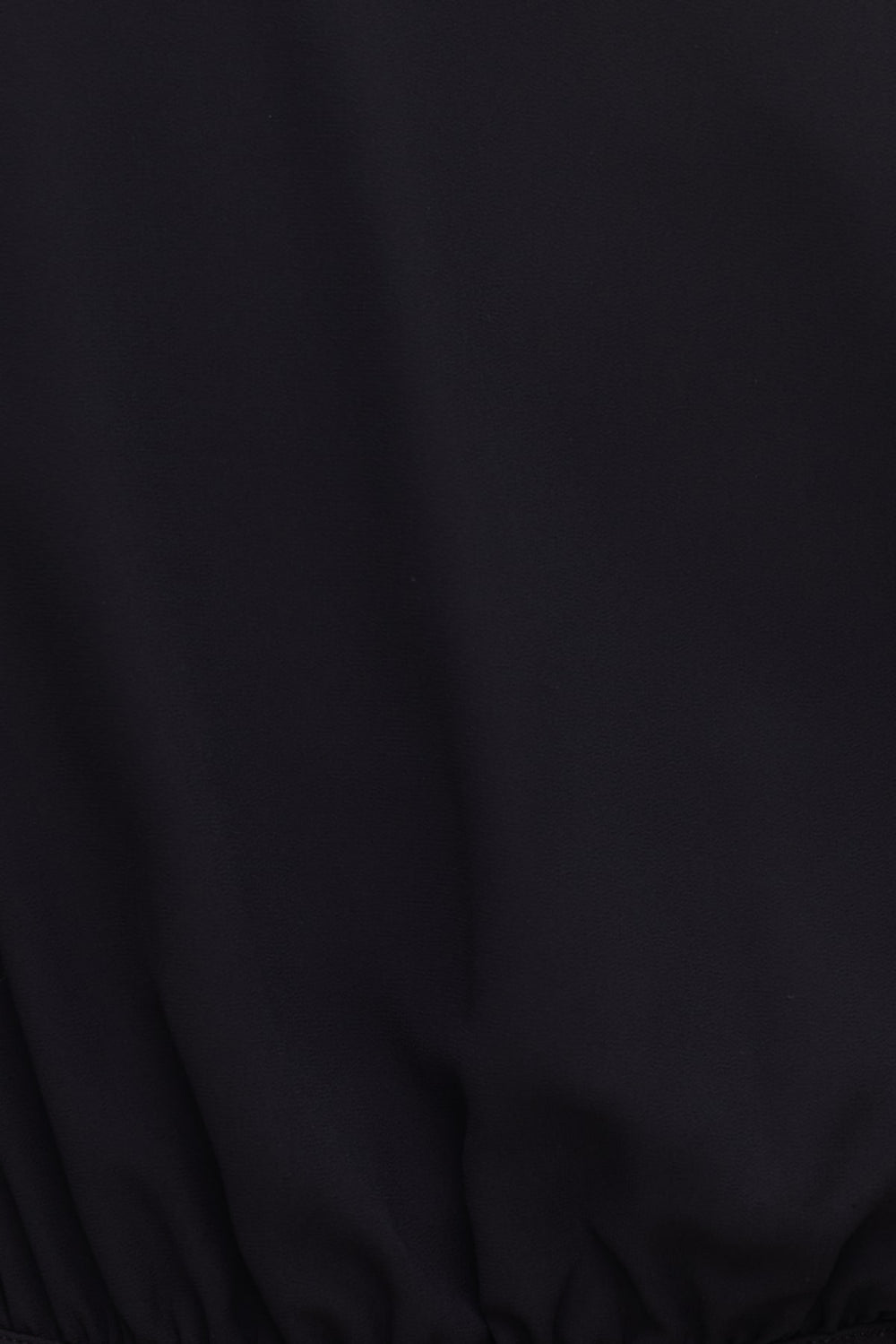 Dynamite Outlet | Sheer Wrap Blouse BLACK