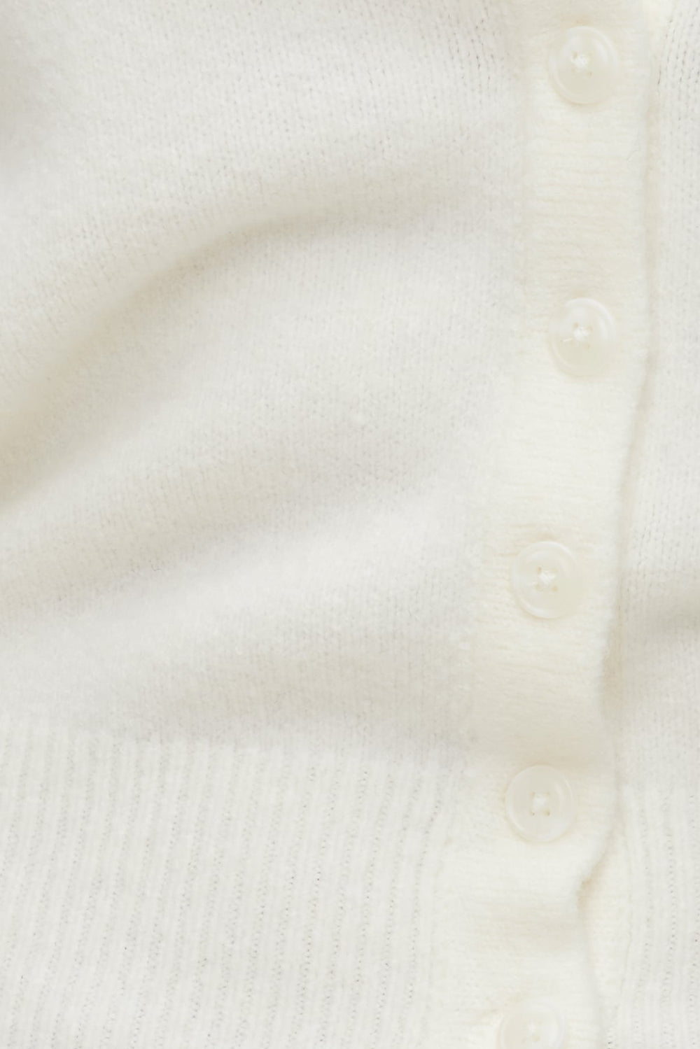 Dynamite Discount | Rebecca Crewneck Cardigan White