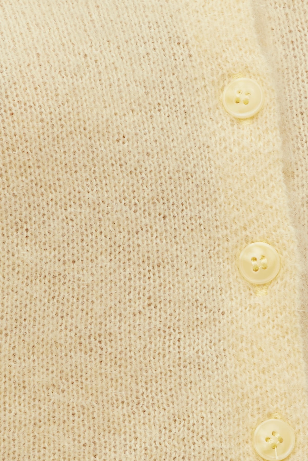 Dynamite Website Shop | Premium Mohair Short Sleeve Cardigan Yellow