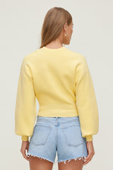 Dynamite US | Balloon Sleeve Sweater Yellow