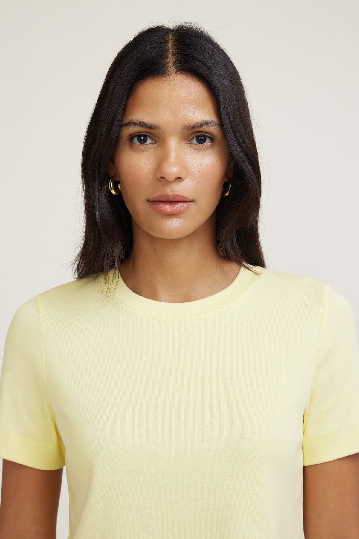 Dynamite US | Everyday Cotton T Shirt Yellow