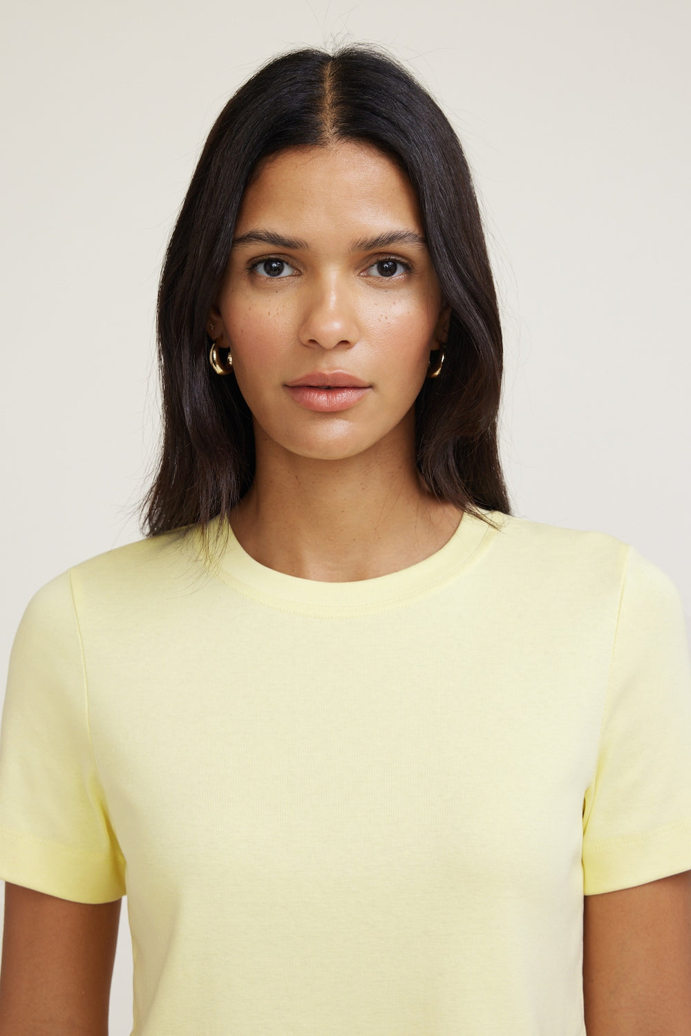 Dynamite US | Everyday Cotton T Shirt Yellow