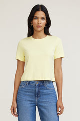 Dynamite US | Everyday Cotton T Shirt Yellow