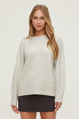 Dynamite Outlets | Rory Oversized Sweater Gray