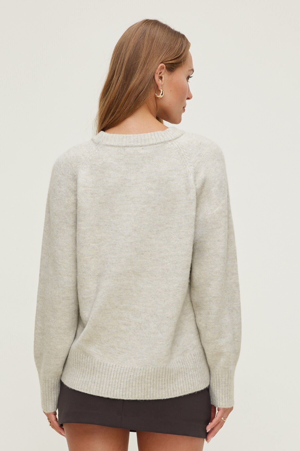 Dynamite Outlets | Rory Oversized Sweater Gray