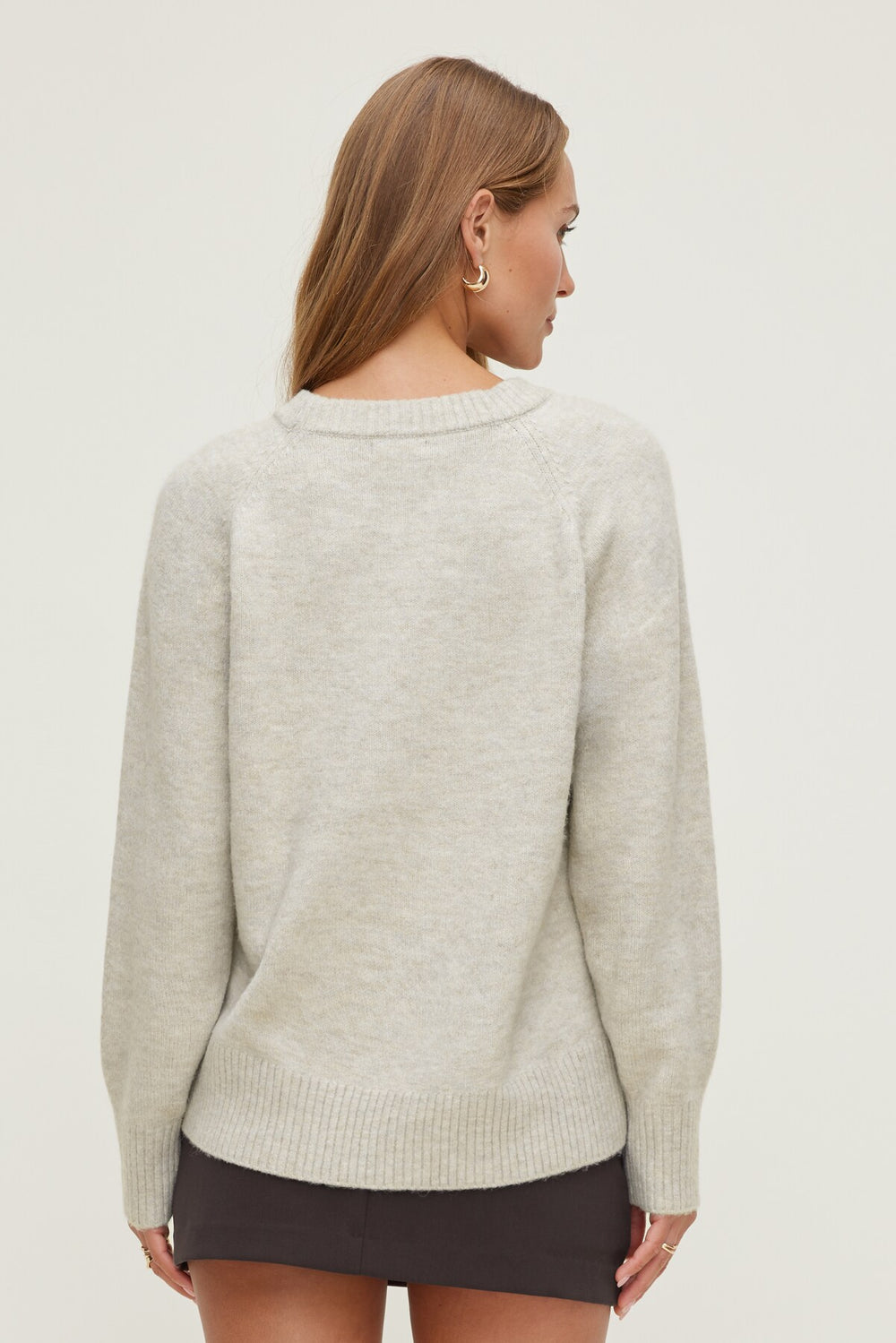 Dynamite Outlets | Rory Oversized Sweater Gray