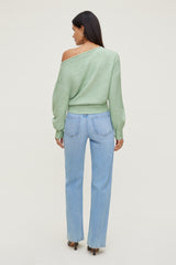 Dynamite US | Lola Off Shoulder Sweater GREEN