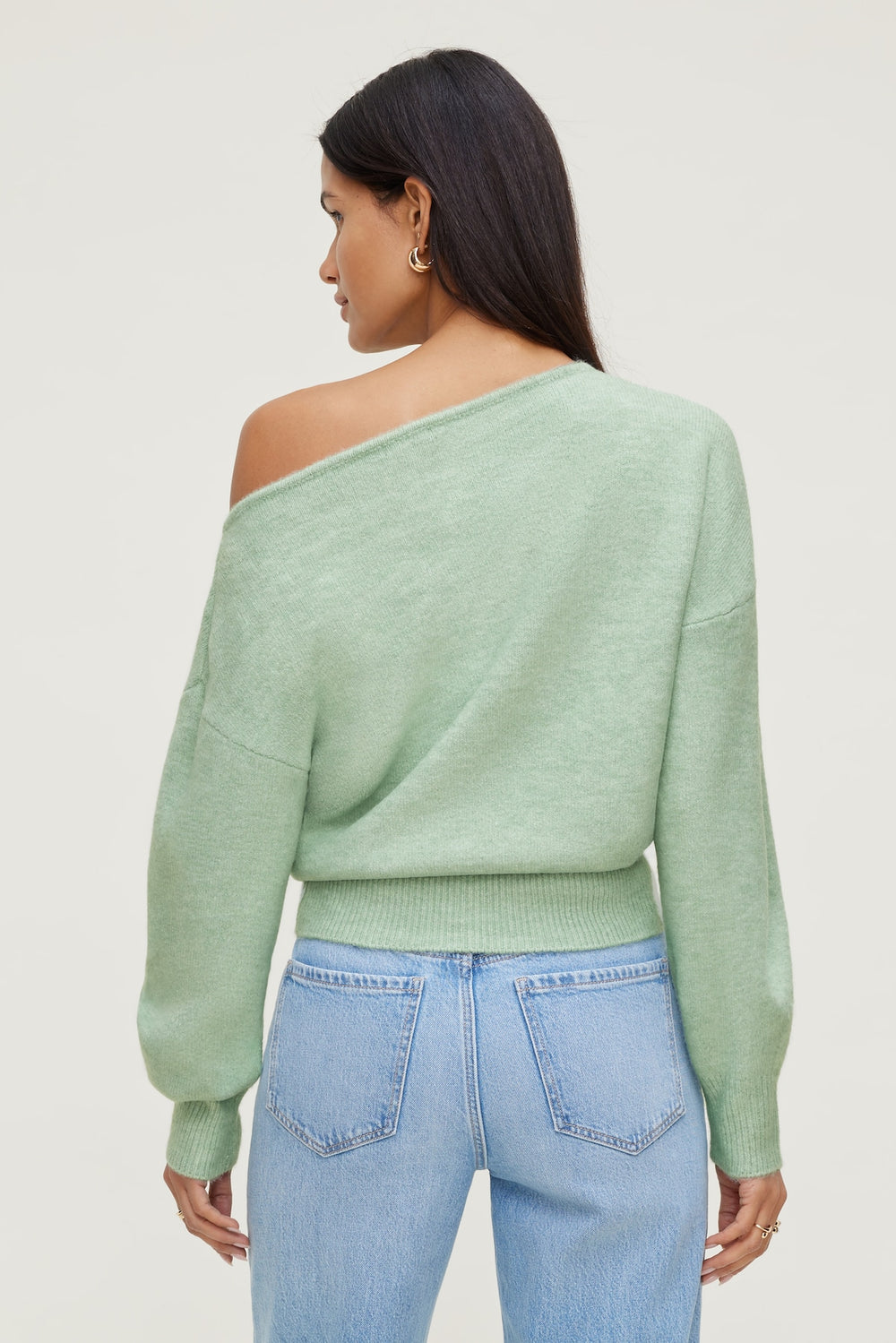 Dynamite US | Lola Off Shoulder Sweater GREEN