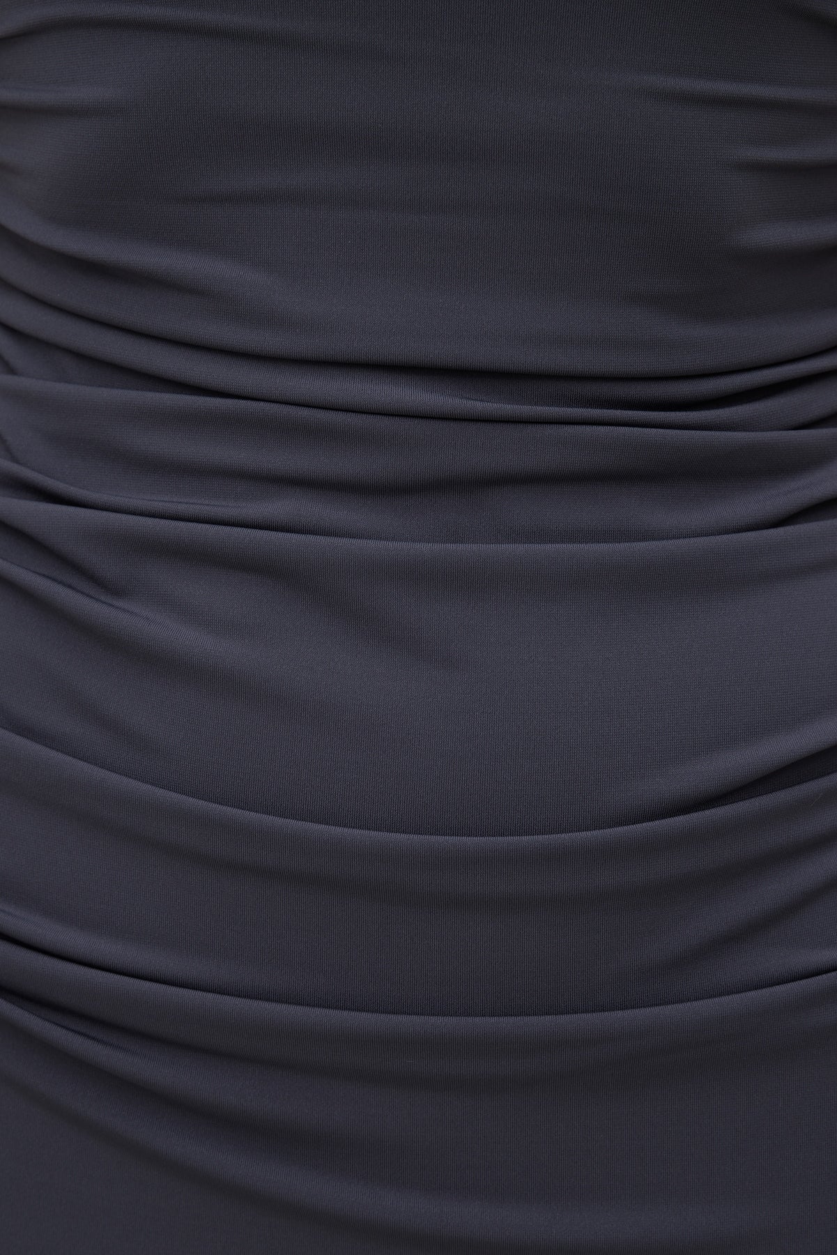 Dynamite On Sale | Bria Sculpt Mock Neck Maxi Dress Blue