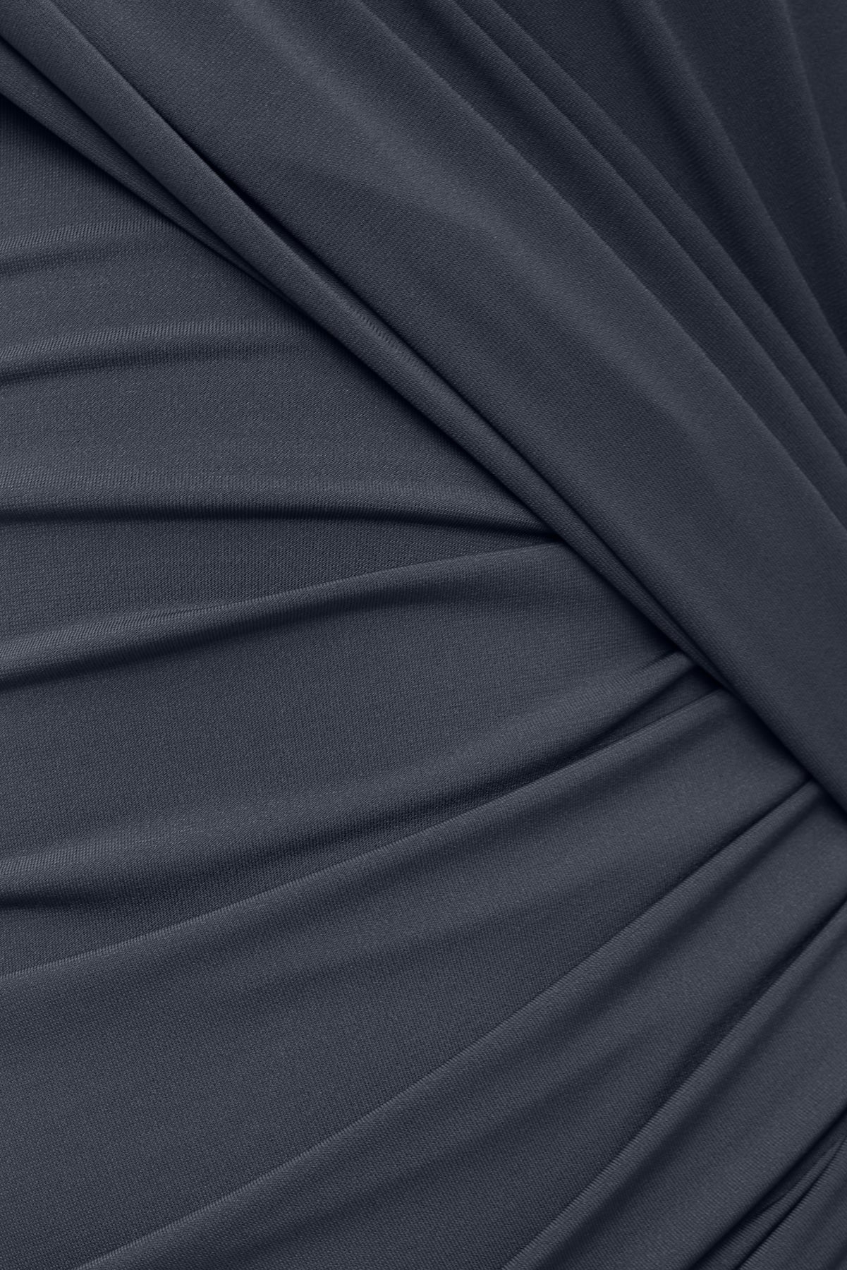Dynamite Store | Sculpt Draped Structured Mini Dress Blue