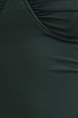 Dynamite Outlets | Monet Mesh Maxi Dress Green