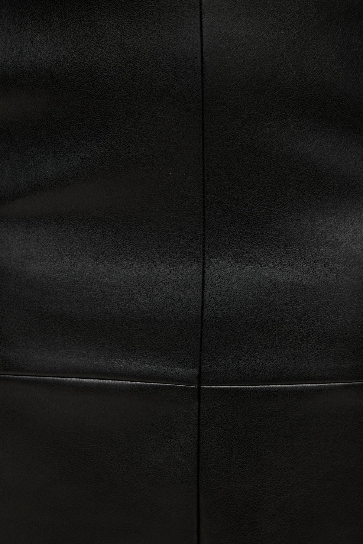 Dynamite Website Shop | Structured Faux Leather Midi Skirt Black