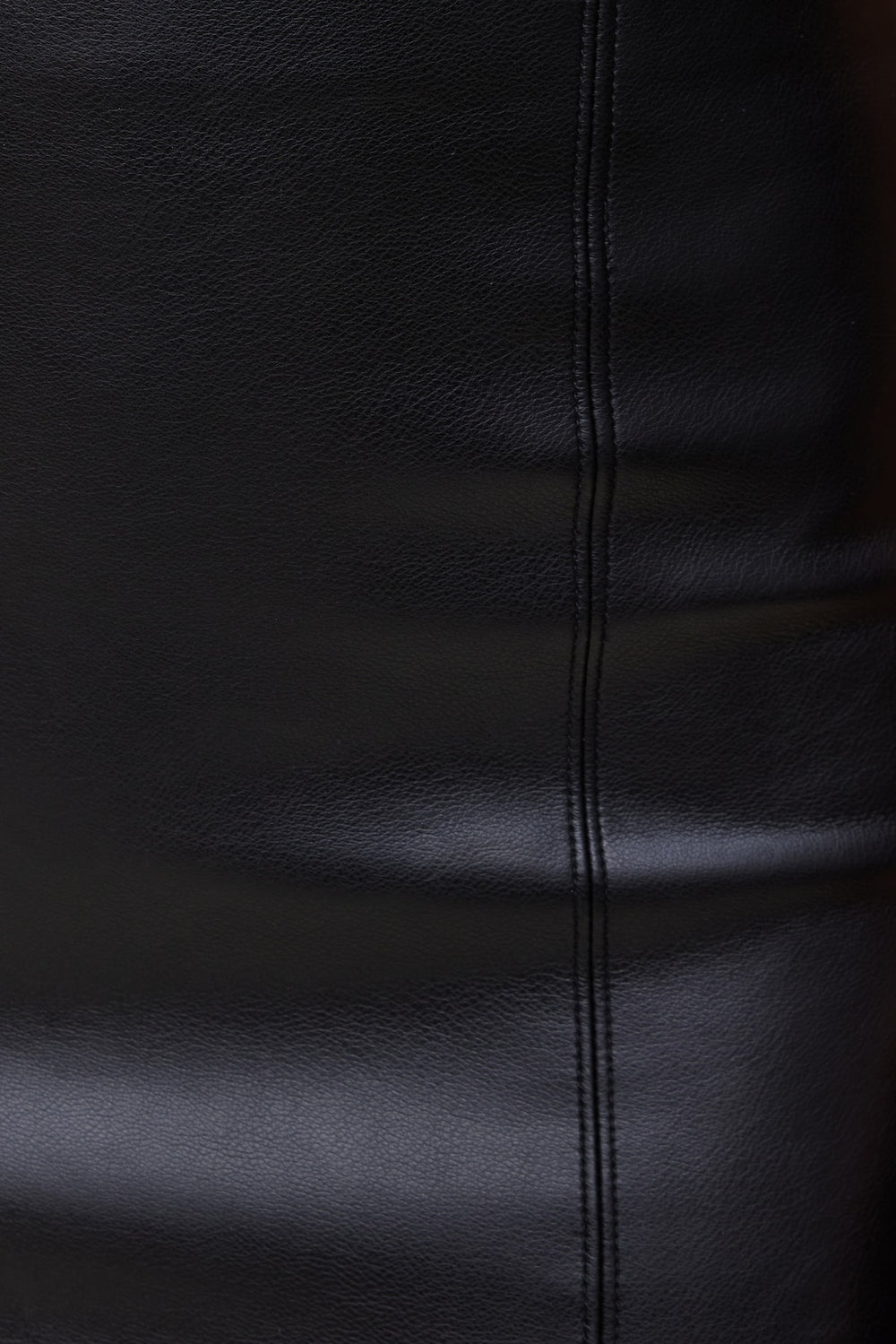 Dynamite Outlets | Marlow Faux Leather Midi Skirt Black