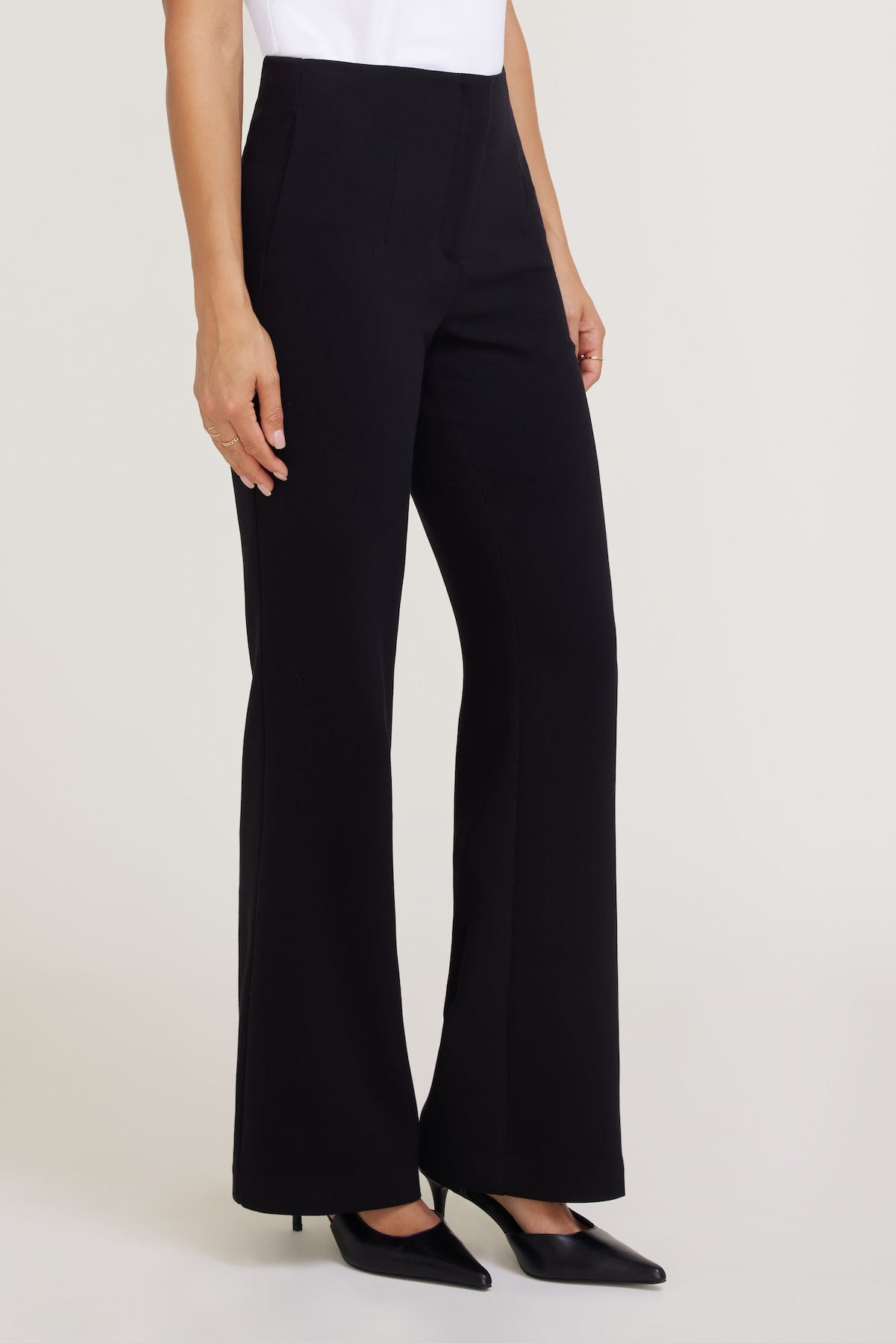 Dynamite US | Stevie Slim Bootcut Pants Black