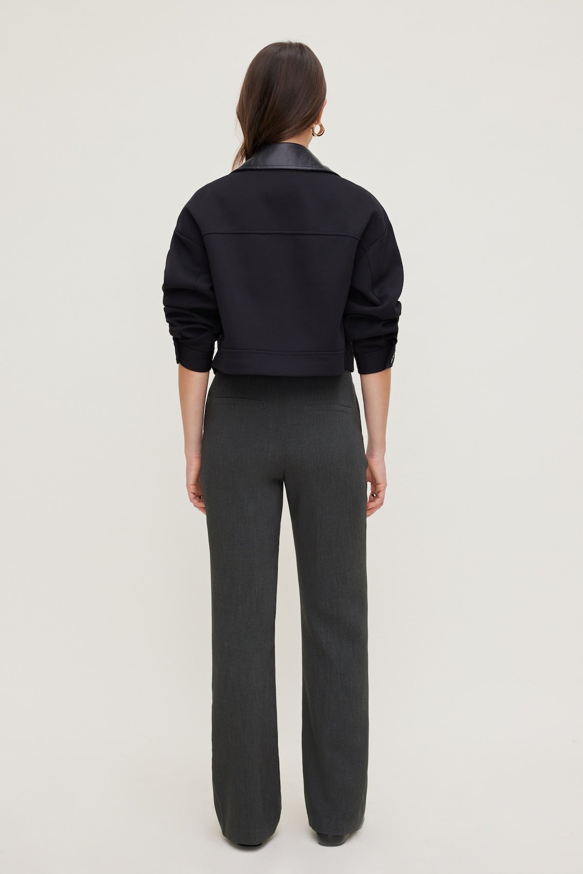 Dynamite Online | Stevie Slim Bootcut Pants Gray