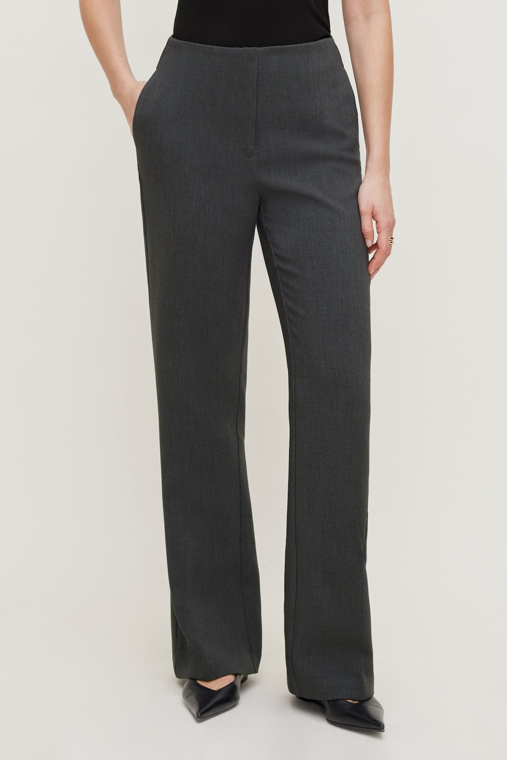 Dynamite Online | Stevie Slim Bootcut Pants Gray