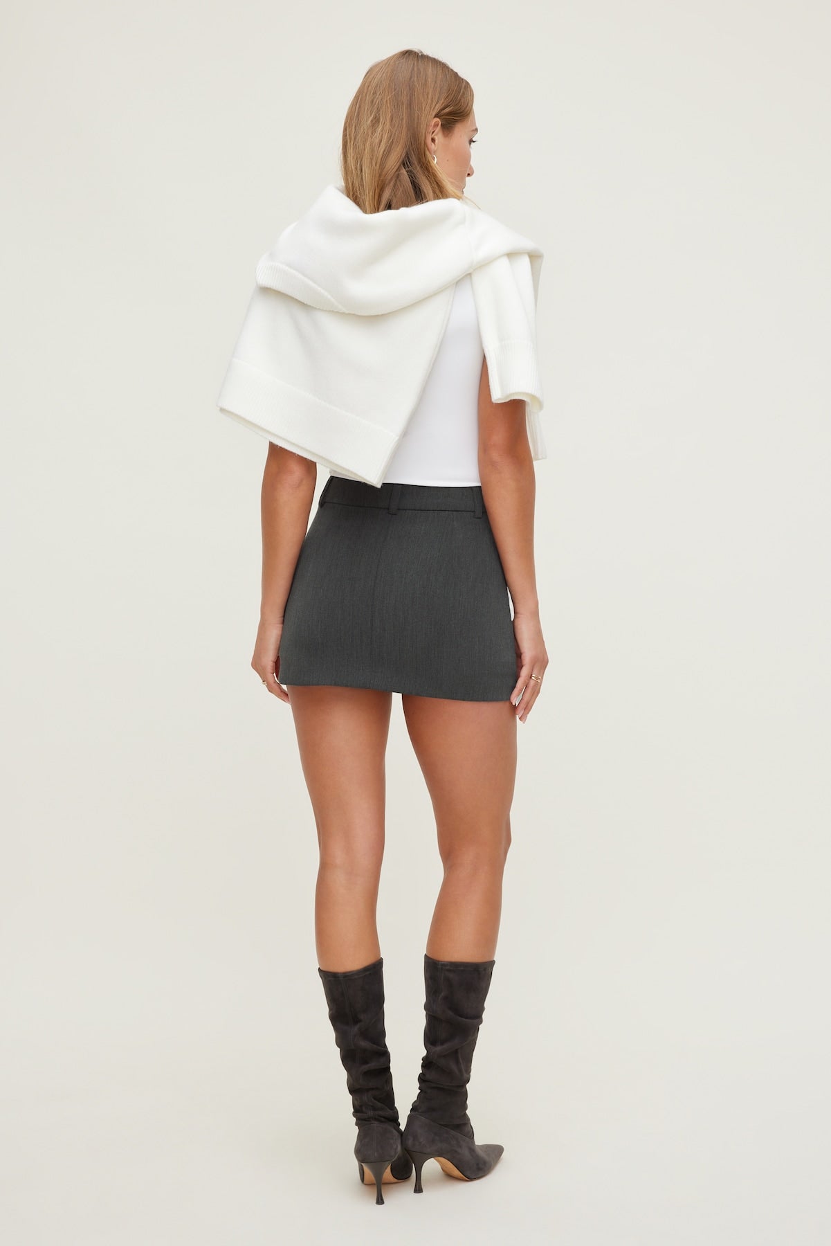 Dynamite Store | Josefine Mini Skort Gray