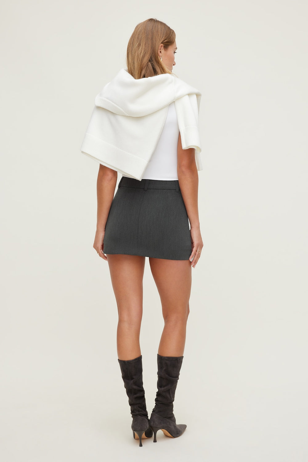 Dynamite Store | Josefine Mini Skort Gray