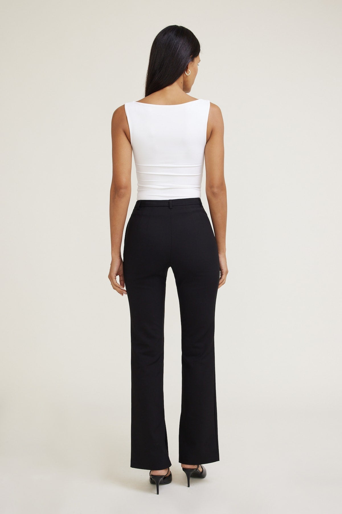 Dynamite Outlets | High Rise Slim Leg Pants Black