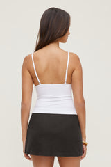 Dynamite Outlet | Sculpt V Neck Tank Top White