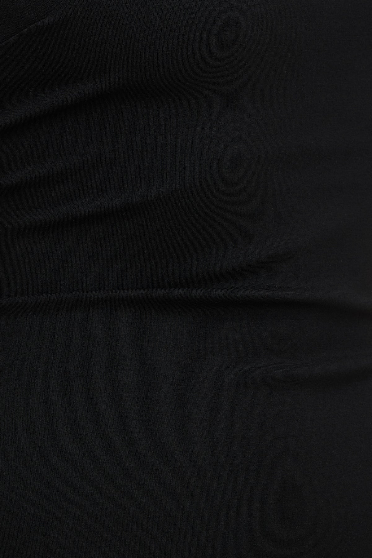 Dynamite US | Ponte Fringe Maxi Tube Dress Black