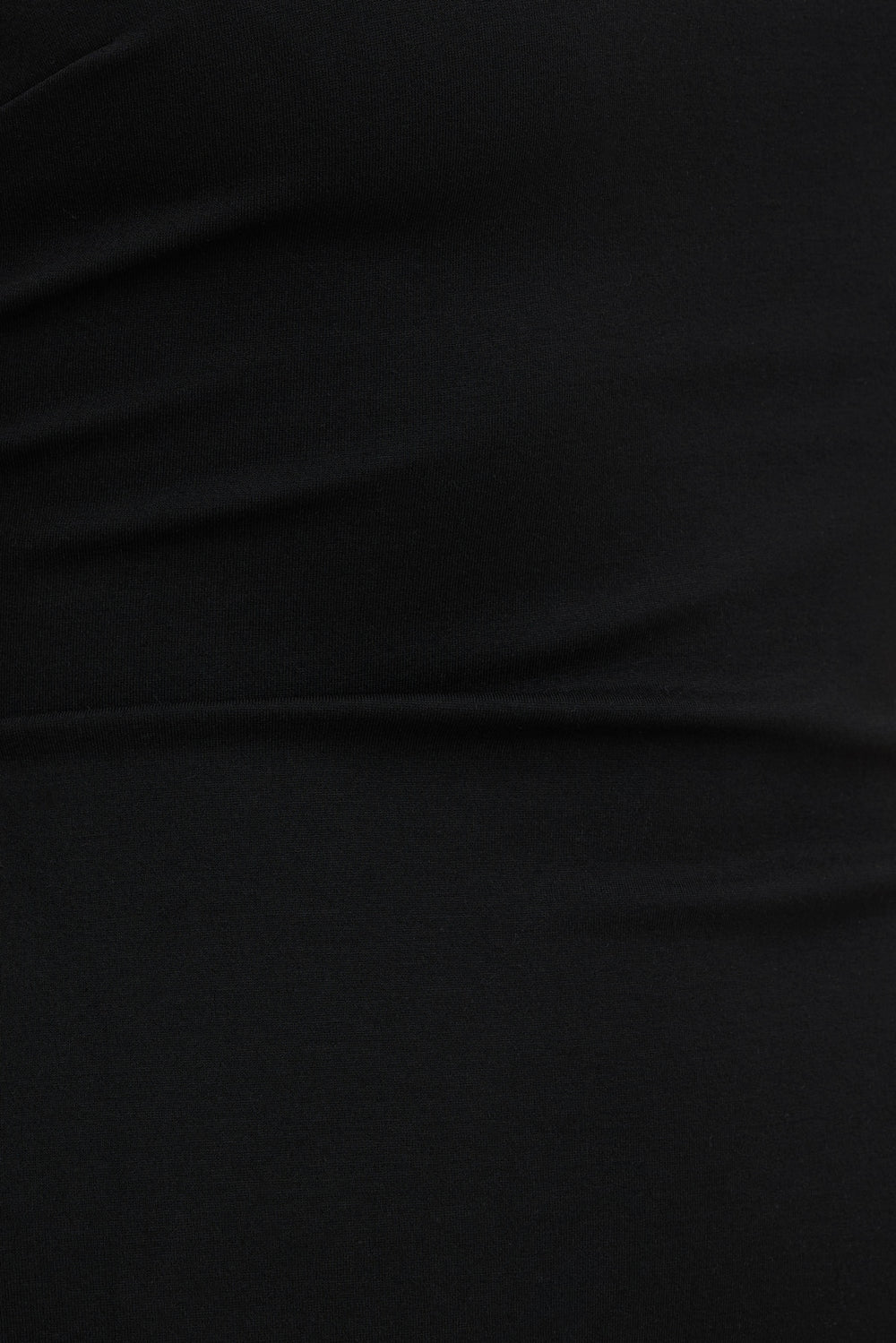 Dynamite US | Ponte Fringe Maxi Tube Dress Black