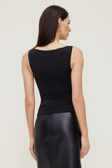 Dynamite Store | Nola Sculpt Tank Top Black