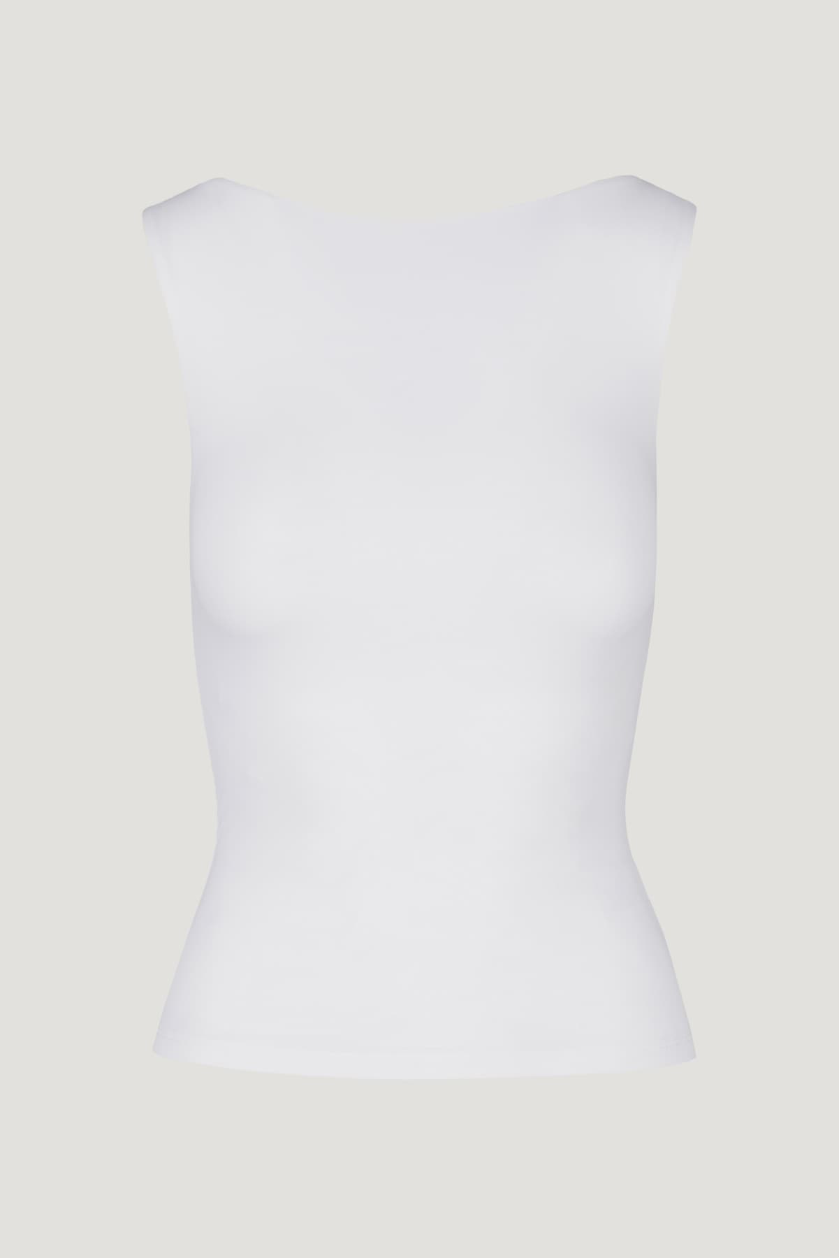 Dynamite Website Shop | Nola Sculpt Tank Top White