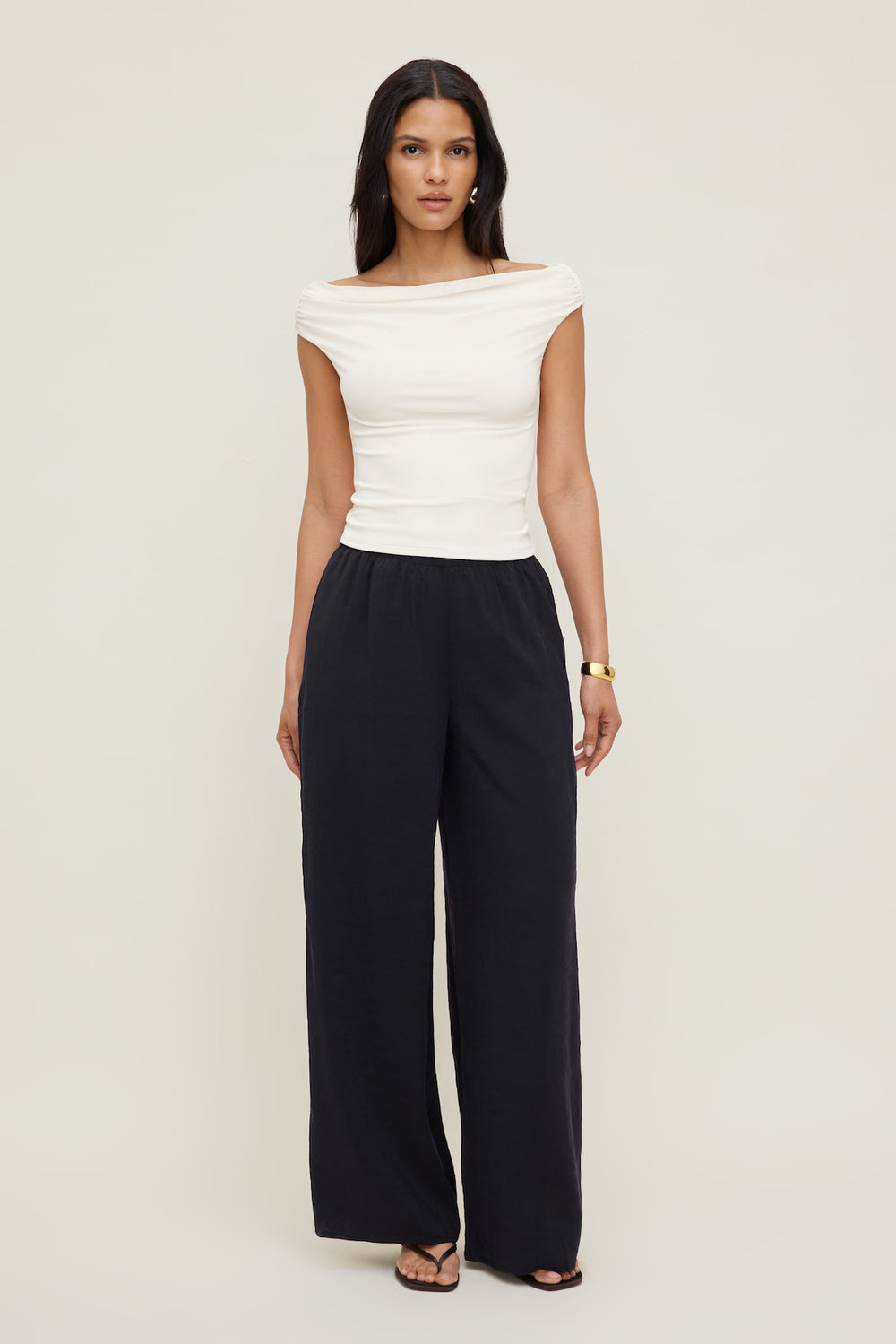 Dynamite US | Priya Wide Leg Pants Navy
