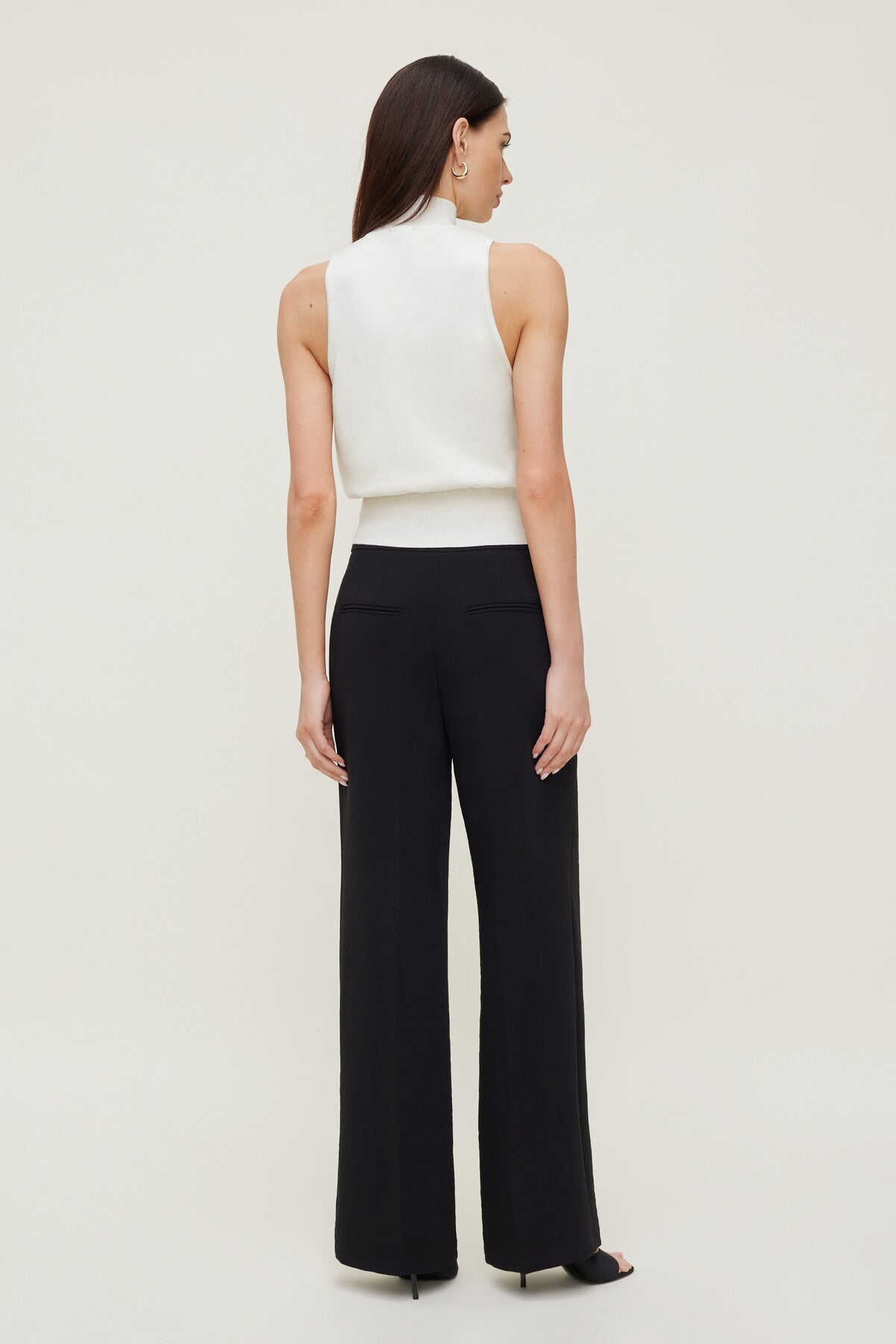 Dynamite Online | Yasmin Airflow Straight Leg Pants Black