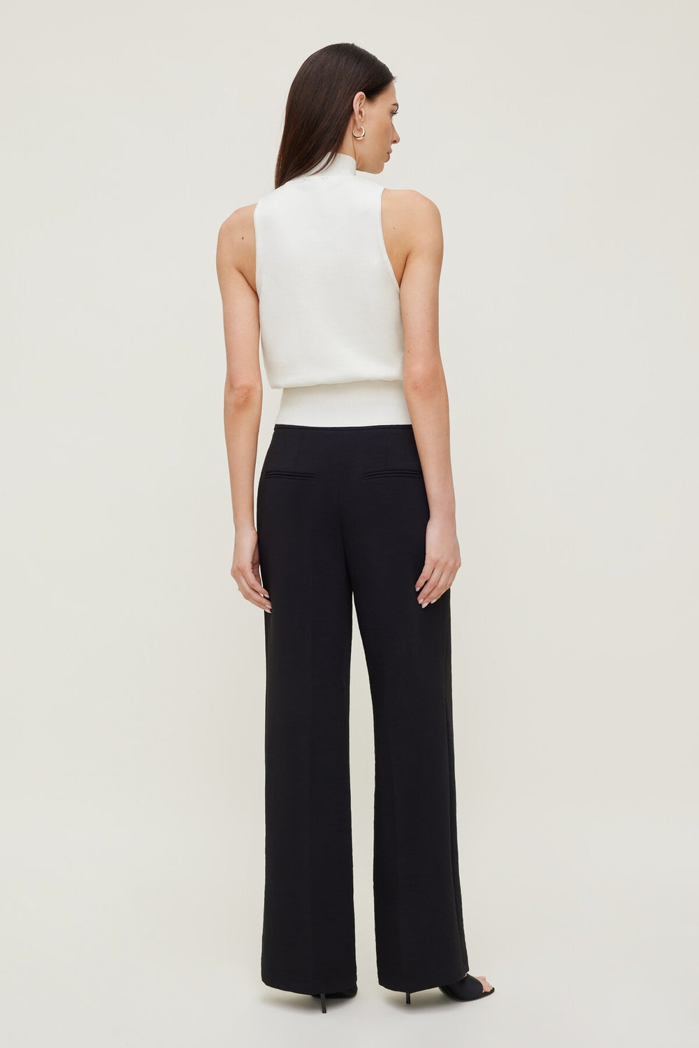 Dynamite Online | Yasmin Airflow Straight Leg Pants Black