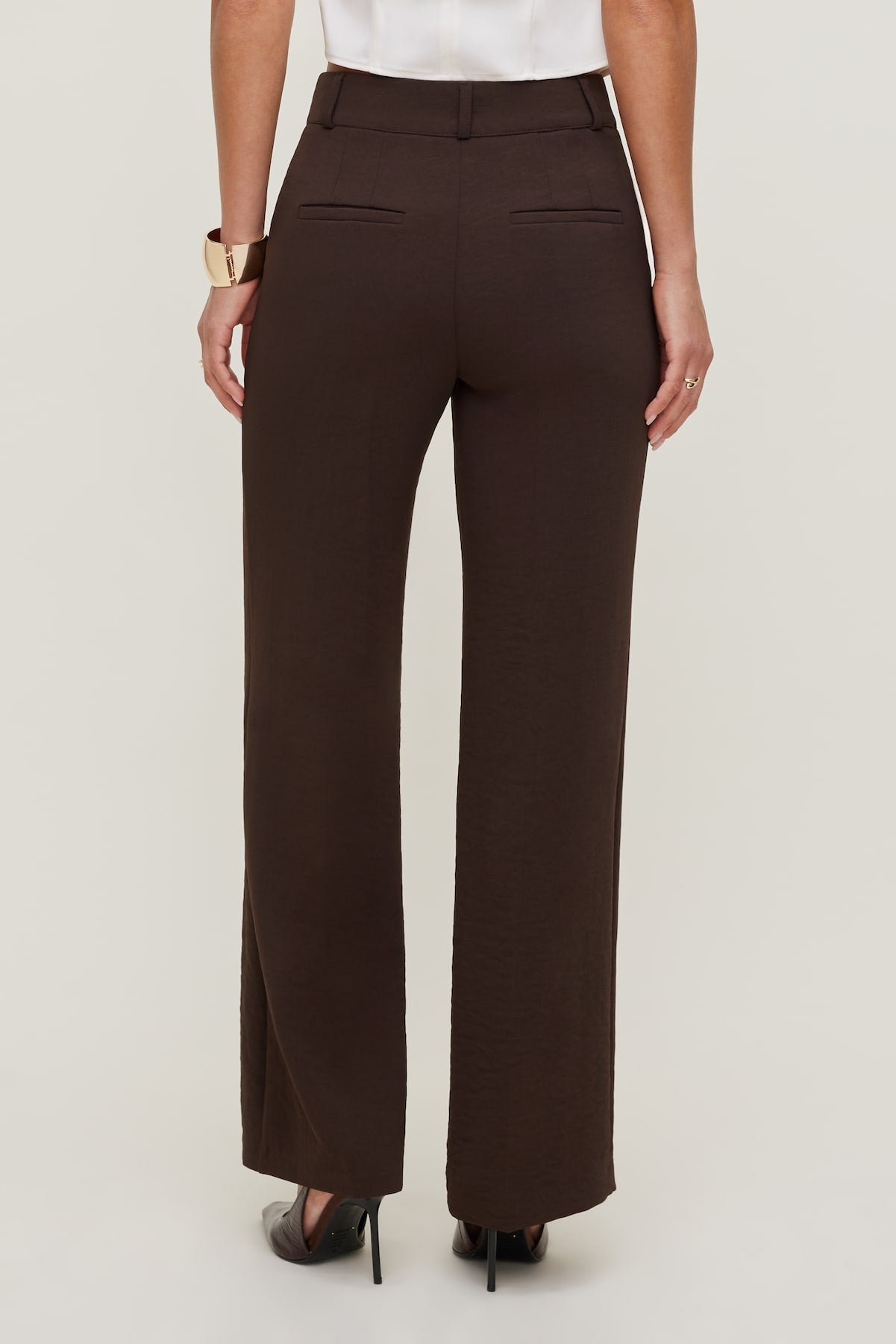 Dynamite Discount | Camelia Airflow Clean Straight Leg Pants Brown