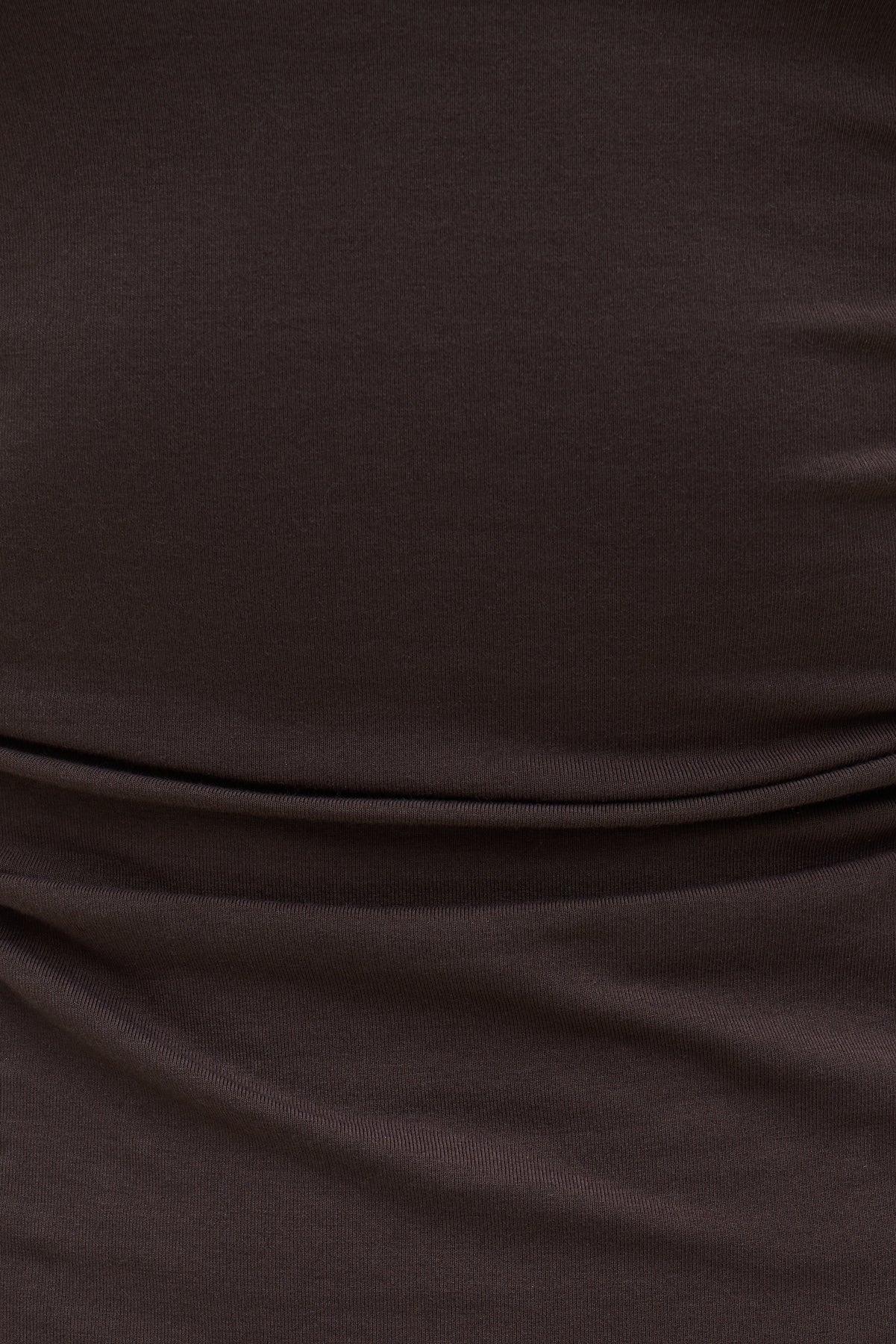 Dynamite Store | Katia Ruched Jersey Mini Dress Brown