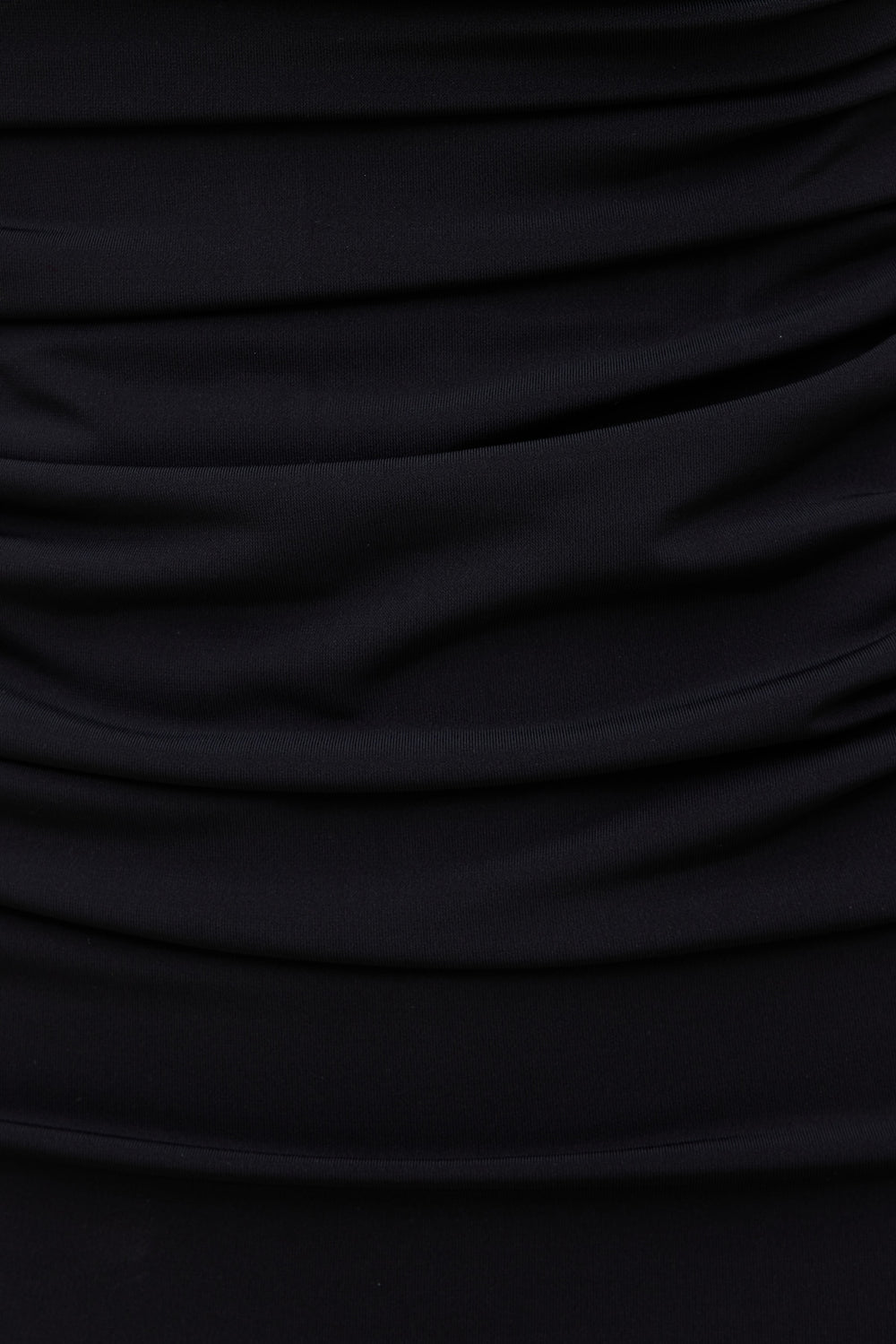 Dynamite Outlets | Bria Sculpt Mock Neck Maxi Dress Black